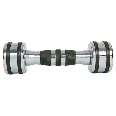 Гантель для фитнеса (1 x 2 кг) хромированная TA-8232-2, серый