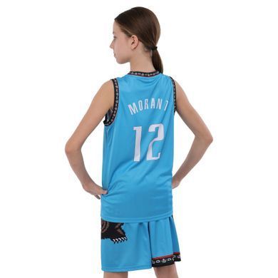 Форма баскетбольная детская NBA клуб Vancouver Grizzlies 12 BA-9832 размер XL цвет голубой