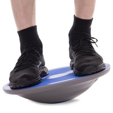 Диск балансировочный балансборд BALANCE BOARD Zelart FI-2583 40х8см синий-серый