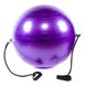 Мяч для фитнеса с эспандером (Anti-burst) 65см IronMaster IR97407, Разные цвета