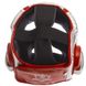 Боксерский шлем с полной защитой белый-черный-красный PU ZELART BO-1328