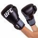 Рукавиці боксерські на липучці PU UFC Boxing UBCF-75605 10 унцій чорний