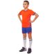 Футбольная форма подростковая Lingo оранжевая LD-5018T, рост 125-135