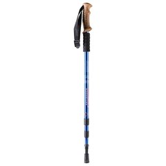 Палки треккинговые 2 шт (антишок, 135cm, пробковая ручка) G017-1, Синий
