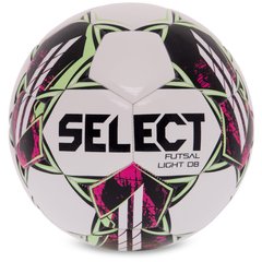 Мяч для футзала SELECT FUTSAL LIGHT DB V22 Z-LIGHT-WG цвет белый-зеленый