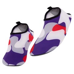 Неопреновая обувь аквашузы Skin Shoes Zelart Камуфляж PL-0418-BKR размер S-34-35-20-21cм цвет фиолетовый