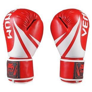 Боксерские перчатки Venum 12 oz красные VM2145-12R