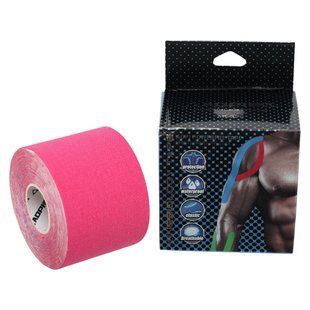 Кинезио тейп для лица и тела Kinesio tape AOPI AP-328 цвет малиновый