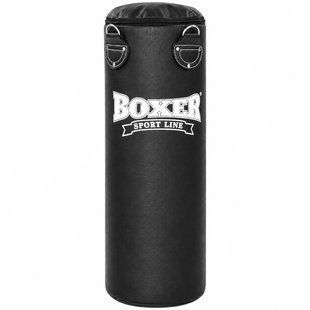 Мешок боксерский Цилиндрический Кирза BOXER Классик 1002-03 100х33см черный