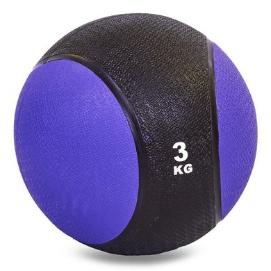 Мяч утяжеленный резиновый медбол 3кг Record Medicine Ball C-2660-3