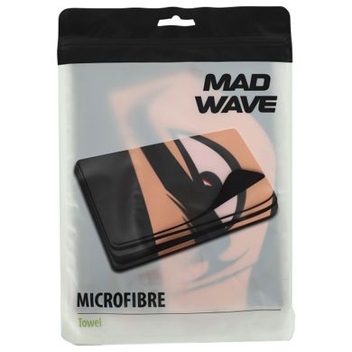 Полотенце спортивное MadWave NINJA M076104101W цвет черный