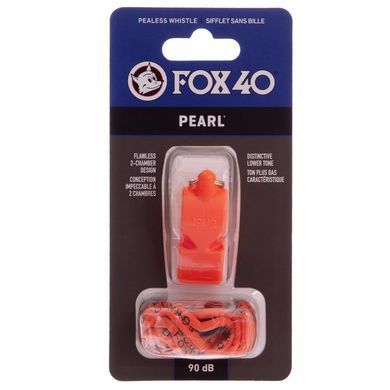Свисток спортивный судейский пластиковый со шнурком PEARL FOX40-PEARL цвет зеленый