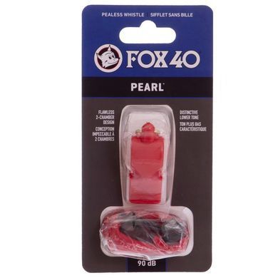 Свисток спортивный судейский пластиковый со шнурком PEARL FOX40-PEARL цвет зеленый