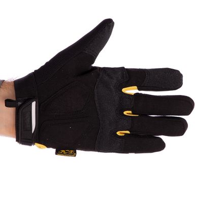Закрытые перчатки тактические MECHANIX BC-5629, M Черно-желтый