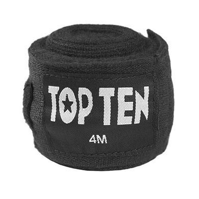 Бінти боксерські 4 метри TopTen чорний BB-TT4