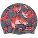 Шапочка для плавання силіконова юніорська MadWave Junior SHARKY M057911 колір бірюзовий
