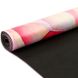Фитнес коврик для йоги двухслойный 3мм Record FI-5662-28, Рожевий
