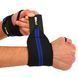 Бинты кистевые для жима STRENGTH WRIST WRAPS MUTE 9097 цвет черный-синий