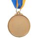 Спортивная медаль с лентой (1 шт) d=4,5 см C-3969-1-4,5, 1 место (золото)
